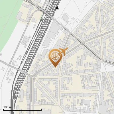 Karte Bismarckstraße 41-46, 50672 Köln