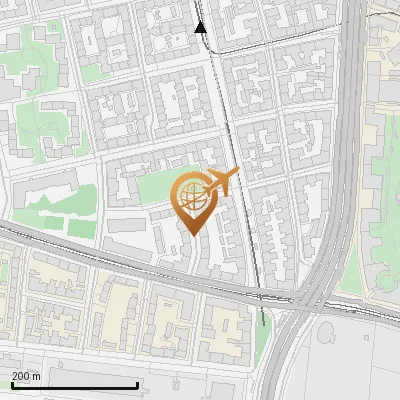 Karte Blücherstraße 2-10, 80634 München