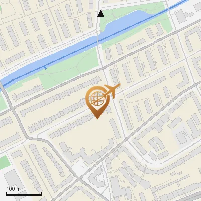 Karte Blumenau 164-166, 22089 Hamburg