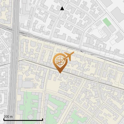 Karte Blutenburgstraße 92-96, 80636 München