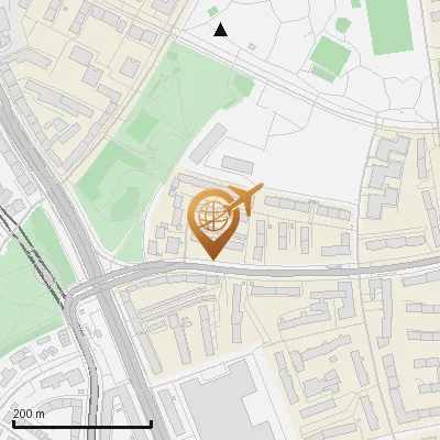 Karte Bodelschwinghstraße 1-25, 81539 München