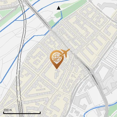 Karte Boosstraße 13-18, 81541 München