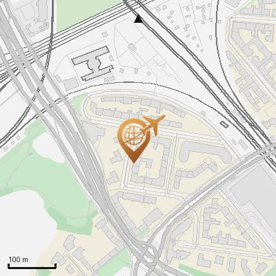 Karte Bornimer Straße 8-12, 10711 Berlin