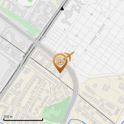 Karte Brandenburger Straße 14-26, 80805 München