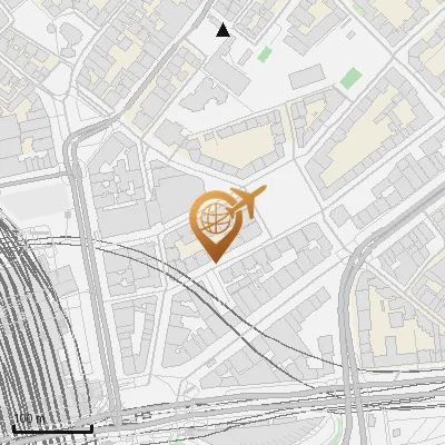 Karte Bremer Reihe 22-25, 20099 Hamburg