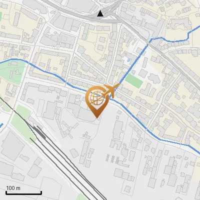 Karte Brookdeich 26, 21029 Hamburg