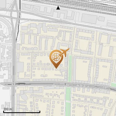 Karte Brosamerstraße 8, 80687 München