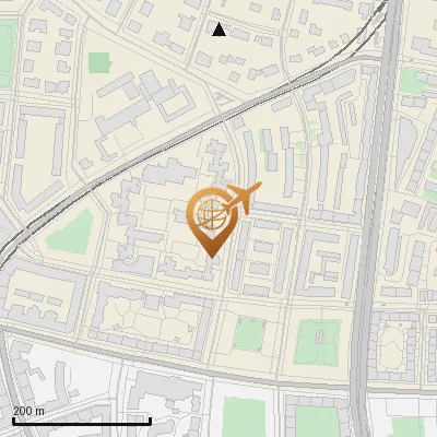 Karte Brucknerstraße 17, 81677 München