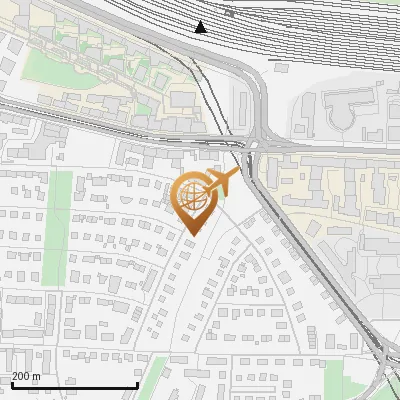 Karte Cervantesstraße 3-7, 81241 München