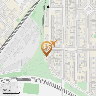 Karte Cheruskerstraße 23, 10829 Berlin