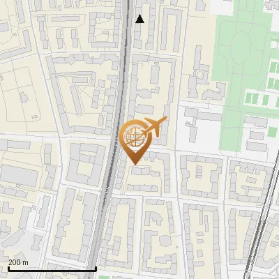 Karte Clemensstraße 120-129, 80796 München