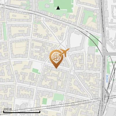 Karte Clemensstraße 15-18, 80803 München