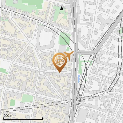 Karte Clemensstraße 1-8, 80803 München