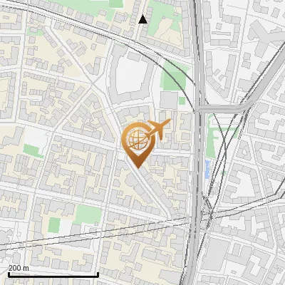 Karte Clemensstraße 9-10, 80803 München