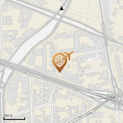 Karte Courbièrestraße 11, 10787 Berlin