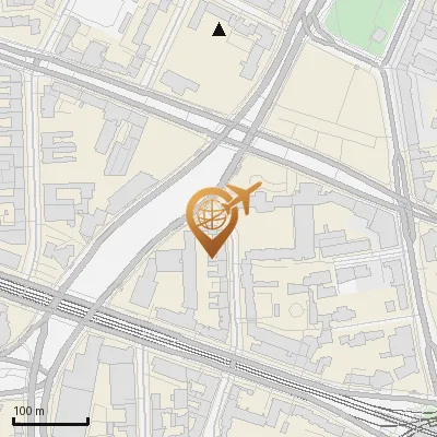 Karte Courbièrestraße 4, 10787 Berlin