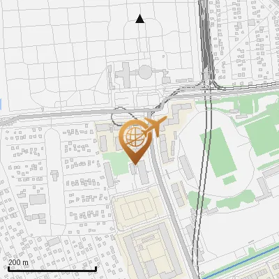 Karte Dantestraße 25-33, 80637 München