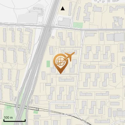 Karte Delpzeile 8, 13627 Berlin