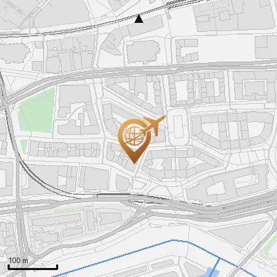 Karte Depenau 1-10, 20095 Hamburg