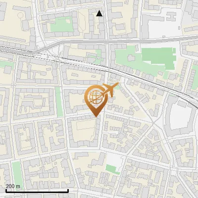 Karte Destouchesstraße 14-21, 80803 München