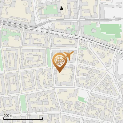 Karte Destouchesstraße 22-33, 80803 München