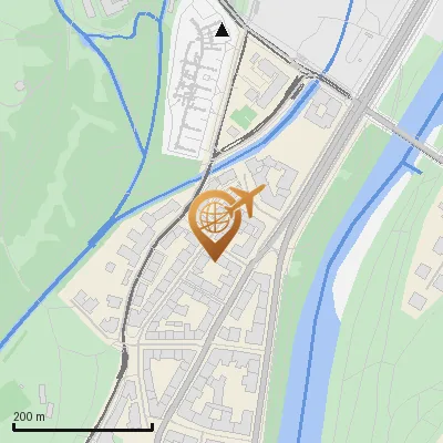 Karte Dianastraße 3-7, 80538 München