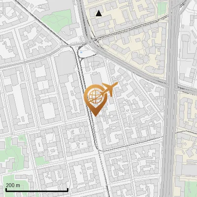 Karte Donnersbergerstraße 8-14, 80634 München