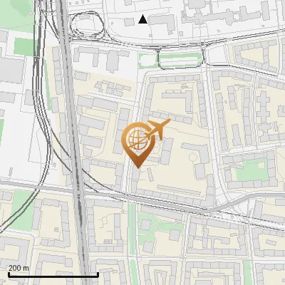 Karte Düsseldorfer Straße 9-10, 80804 München