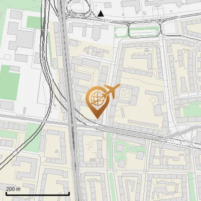 Karte Düsseldorfer Straße 2-7, 80804 München