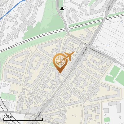 Karte Edelweißstraße 12-15, 81541 München