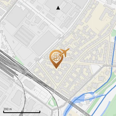 Karte Ehrengutstraße 8-10, 80469 München