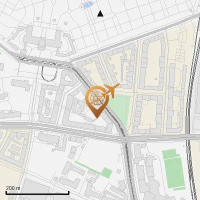 Karte Eintrachtstraße 10-11, 81541 München