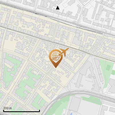 Karte Elvirastraße 19, 80636 München