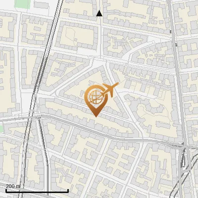 Karte Emanuelstraße 9-14, 80796 München