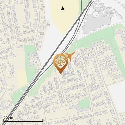 Karte Erfurter Straße 14-26, 80993 München