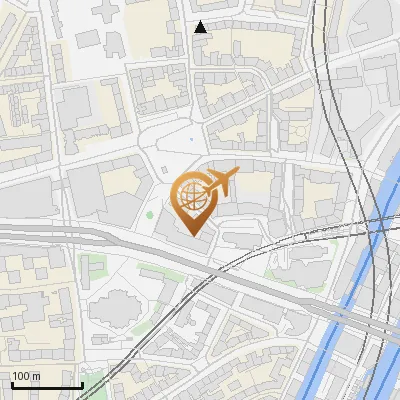 Karte Erste Brunnenstraße 1-12, 20459 Hamburg