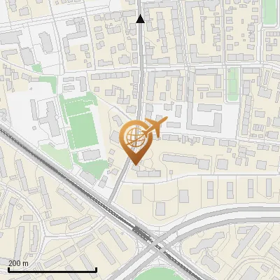 Karte Feldmochinger Straße 8-10, 80992 München