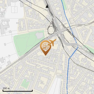 Karte Fliegenstraße 1-14, 80337 München