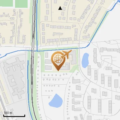 Karte Flughafenstraße 80, 22415 Hamburg