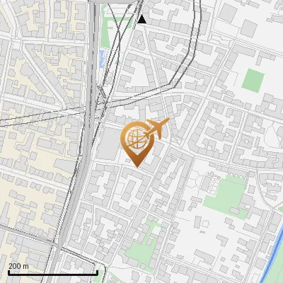 Karte Franzstraße 8, 80802 München