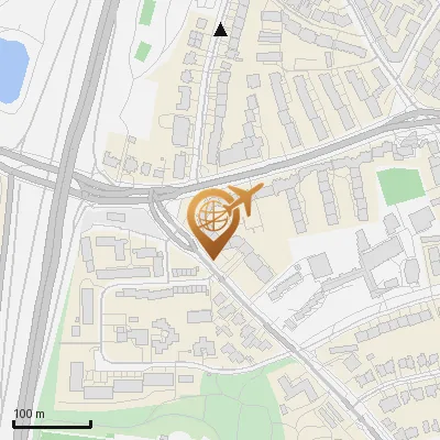 Karte Friedensallee 374-378, 22761 Hamburg