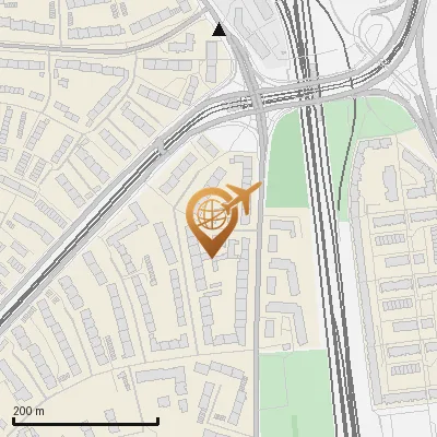 Karte Friedrichshafer Straße 1, 50739 Köln