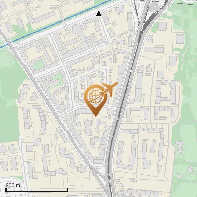 Karte Gartenstraße 16, 80809 München