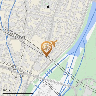 Karte Gewürzmühlstraße 17-21, 80538 München