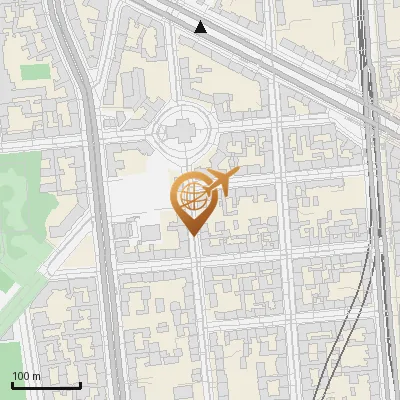 Karte Gierkezeile 36, 10585 Berlin