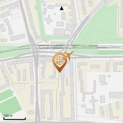 Karte Grootsruhe 1-7, 20537 Hamburg