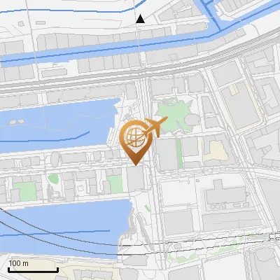 Karte Großer Grasbrook 10, 20457 Hamburg