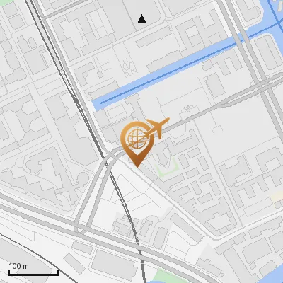 Karte Grüner Deich 1, 20097 Hamburg