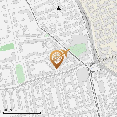 Karte Gudrunstraße 1-4, 80634 München