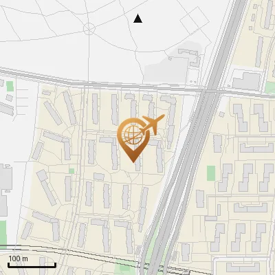 Karte Habermannzeile 14, 13627 Berlin